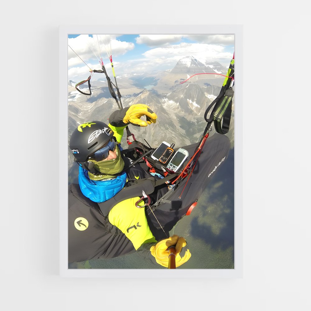 Poster Parades Célestes – affiche Parapente (vue 3)
